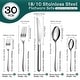 preview thumbnail 11 of 69, vancasso 18/10 Stainless Steel Silverware Set, Flatware Service for 6 or 12