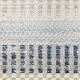 preview thumbnail 8 of 10, Cavett Textural Geometric Striped Ivory/ Multi Area Rug