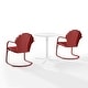 preview thumbnail 36 of 38, Crosley Tulip 3Pc Outdoor Bistro Set - 98 W x 29 D x 32.88 H