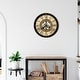 preview thumbnail 1 of 0, Howard Miller Brass Works Old World, Transitional, Vintage, and Rustic, Statement Gallery Wall Clock, Reloj De Pared