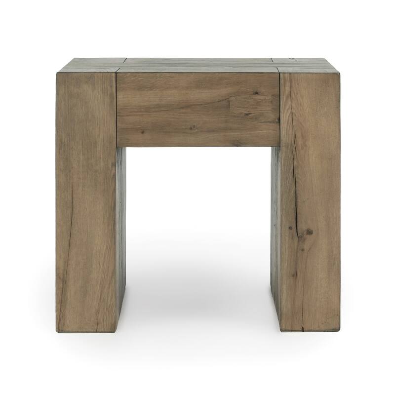 Classic Home Bristol Cracked Oak 24" End Table