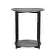 preview thumbnail 9 of 11, Household Essentials Side End Table with Storage Shelf