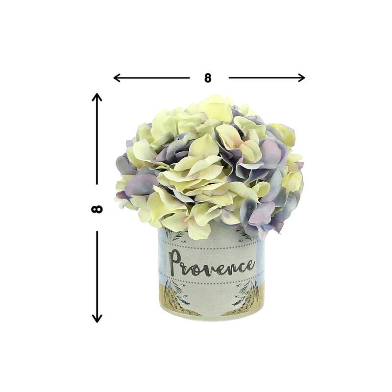 Hydrangea Arrangement in a Glass Vase