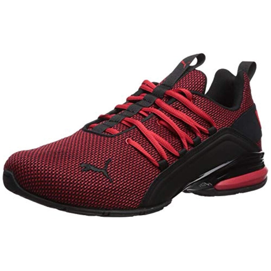 puma axelion red and black