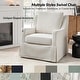 preview thumbnail 35 of 43, Stan Farmhouse Slipcover Rocking Swivel Chair Set of 2 by HULALA HOME