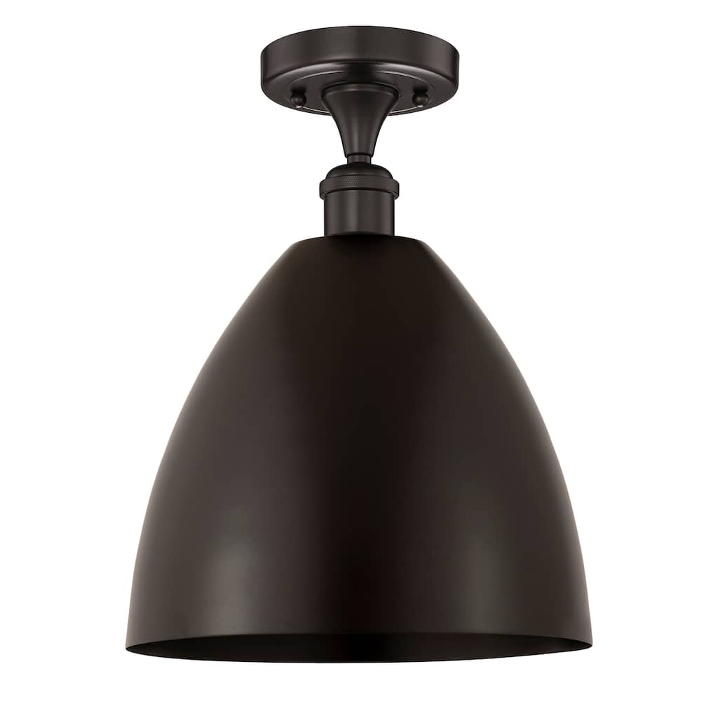 Innovations Lighting Edison Metal Bristol - 1 Light 12" Semi-Flush Mount.