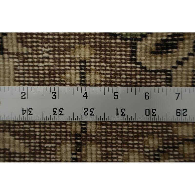 Hand Knotted Oriental 100% Wool Carpet Transitional Floral Beige & Ivories Anatolian Area Rug - 8' 3'' X 4' 11''