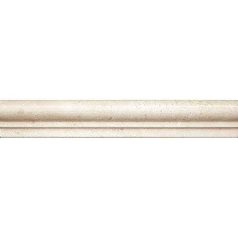 Apollo tile 2 x 12 Grandis Polished Beige Crema Marfil Marble Tile (1.67 sq ft/case) - 10 Pack