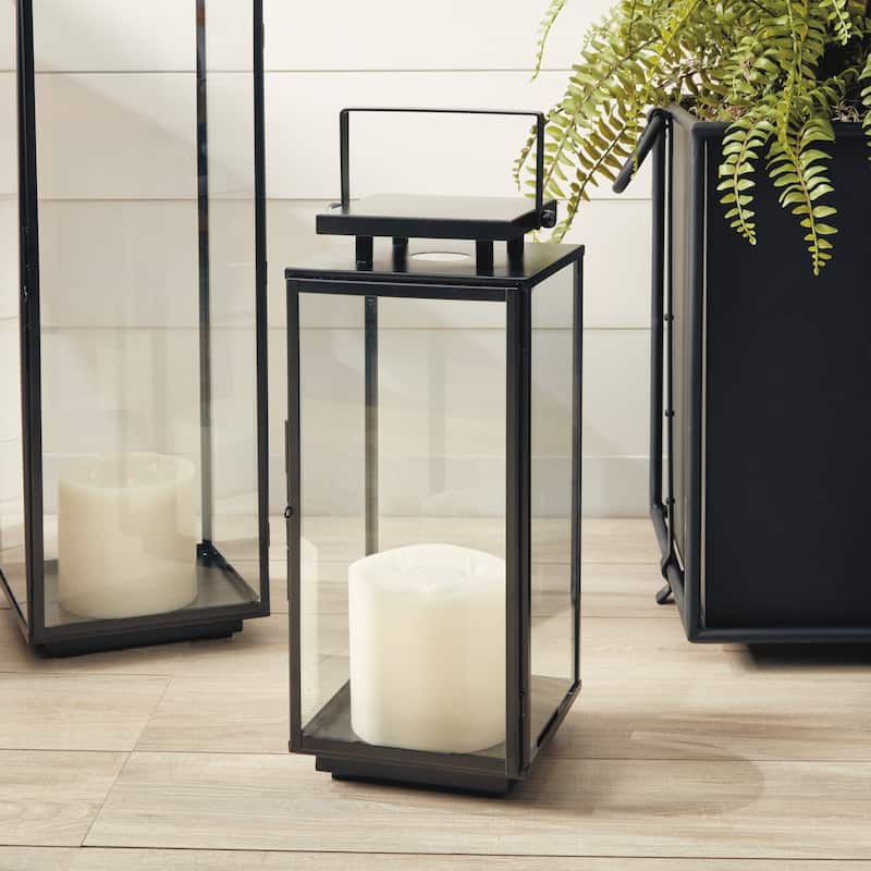 Alden Outdoor Lantern Small - 8 x 8 x 19.25 in.