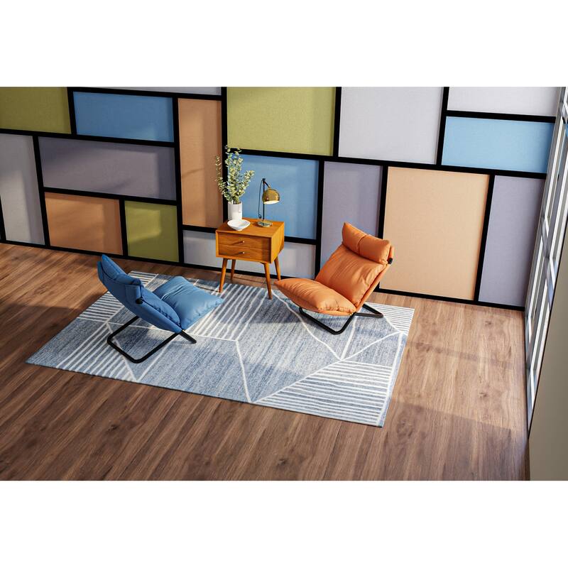 Bashian Rebekah Azure Transitional Area Rug