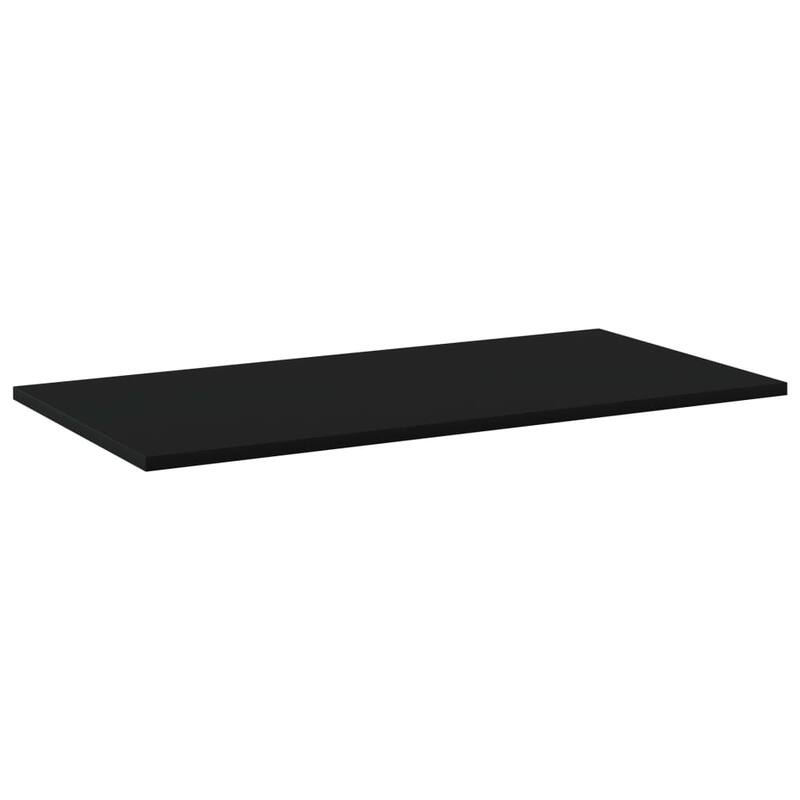 vidaXL Bookshelf Boards 8 pcs Black 31.5"x15.7"x0.6" Chipboard