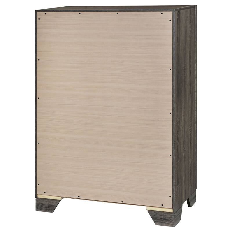 Funston Brown Oak 4-drawer Chest of Drawers