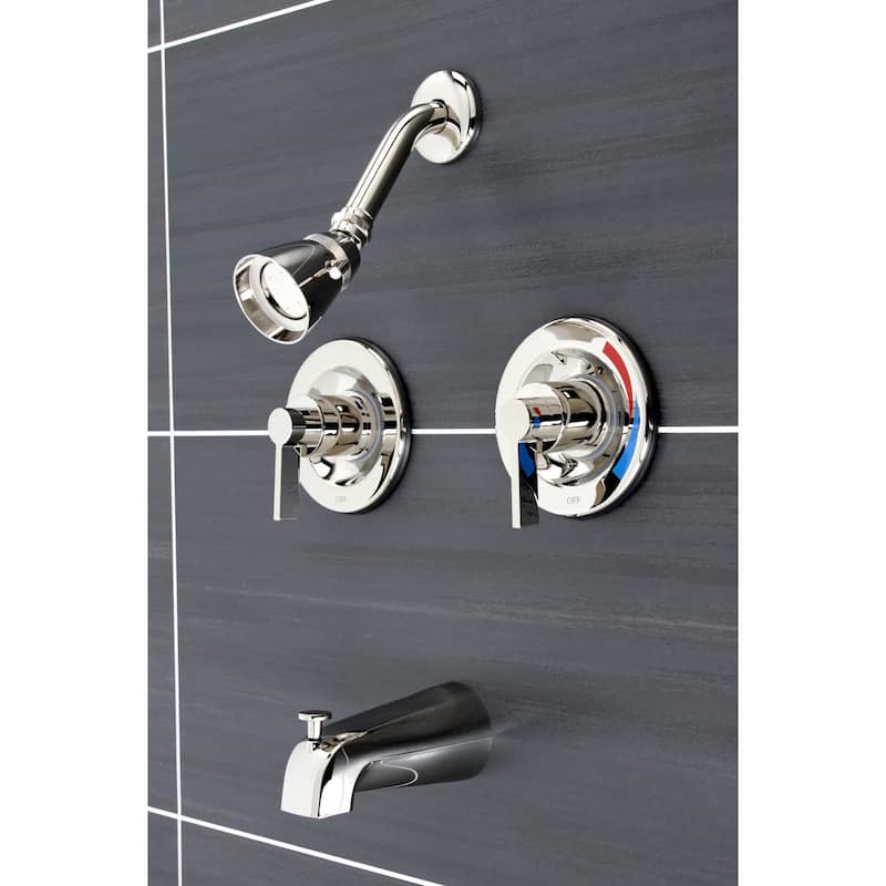 Kingston Brass NuvoFusion Tub and Shower Trim Package with 1.8 GPM