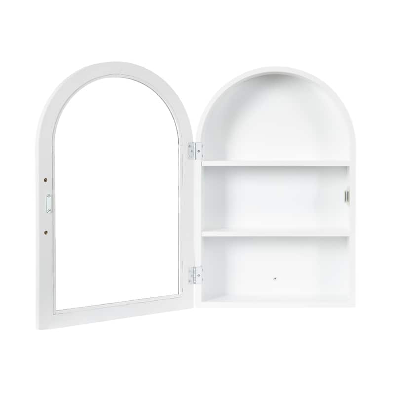 Kate and Laurel Arcott Arch Wall Cabinet