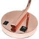 preview thumbnail 37 of 35, Lalia Home Modern Iron Desk Lamp with USB Port and Glass Shade - N/A