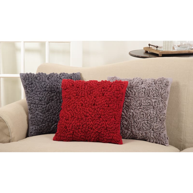 Flower Throw Pillow