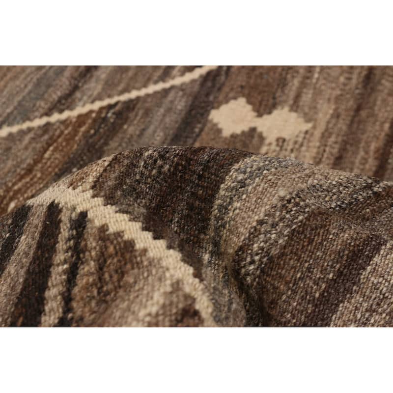 Sivas Brown Kilim 5'11" x 7'10" - 5'11 x 7'10