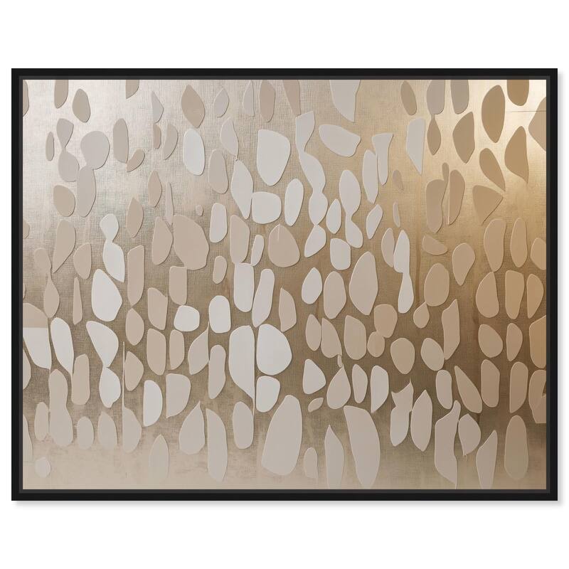 Glimmering Cascade Canvas by Art Remedy - Black - 30" x 24"