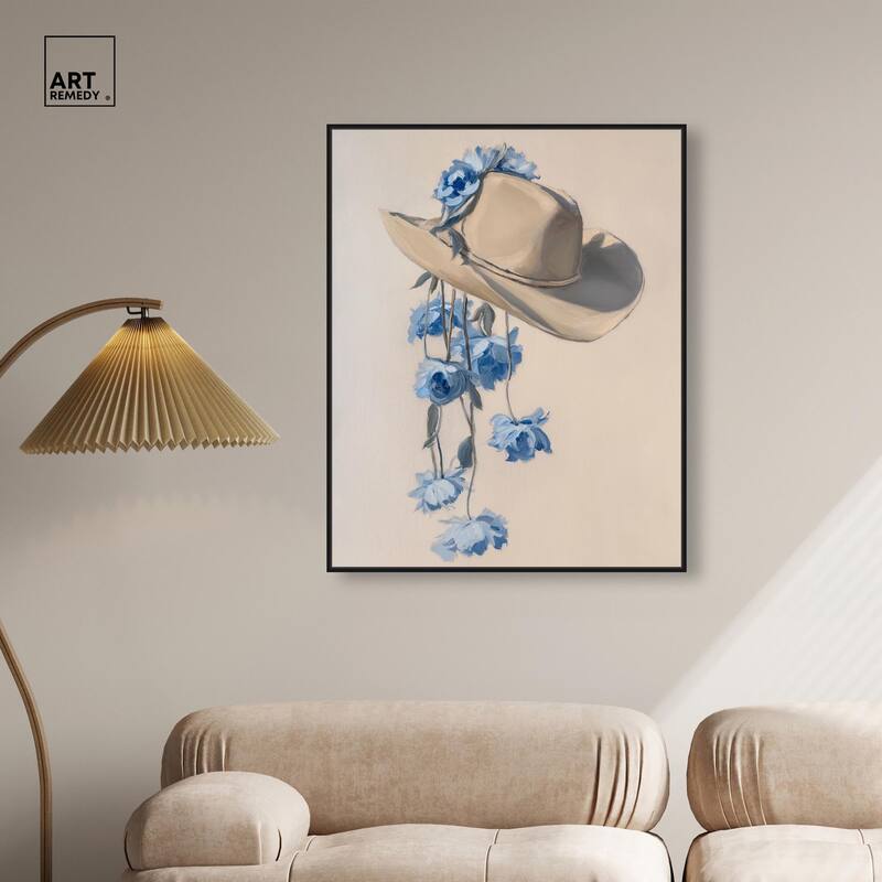 Brimming Blues II Canvas by Art Remedy