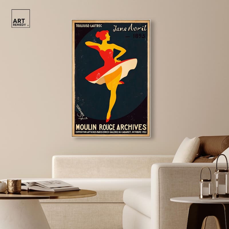 Moulin Rouge Canvas by Art Remedy