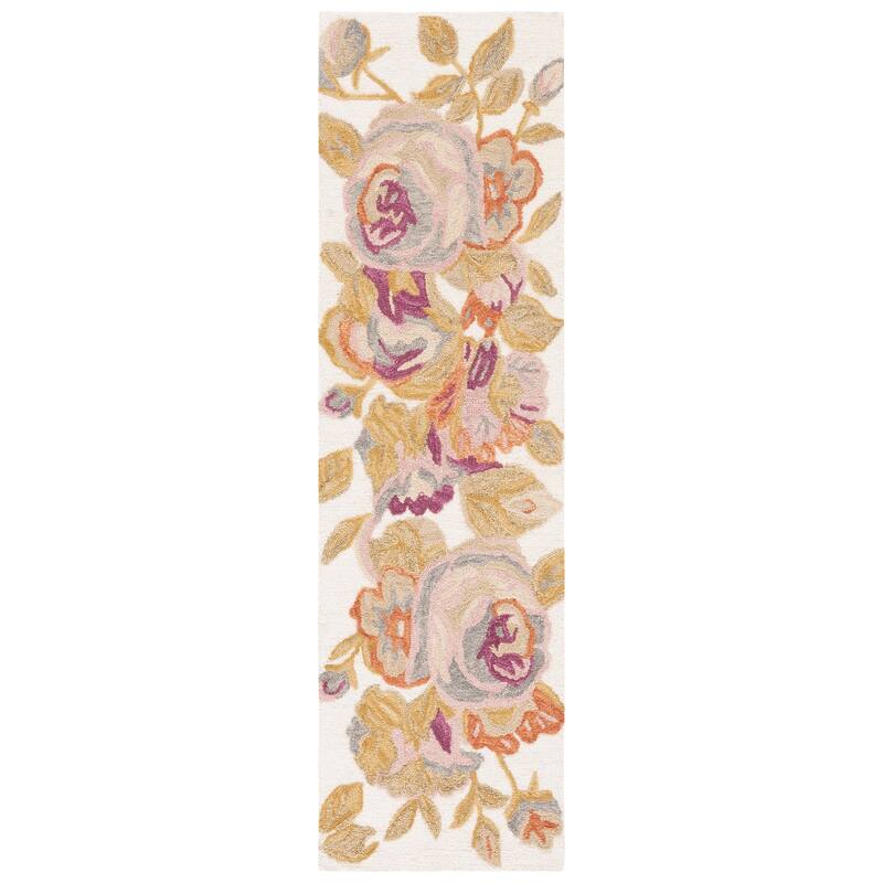 SAFAVIEH Handmade Blossom Brechta Contemporary Wool Rug