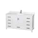 Option White, Chrome Trim, Giotto Quartz Top