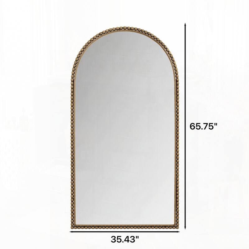 Iron Arch Retro Full Length Mirror With Supporting Feet