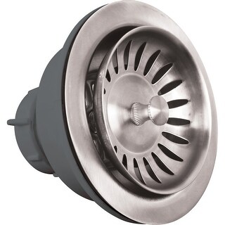 Hardware Resources 3-1/2" Basket Strainer - Stainless Steel