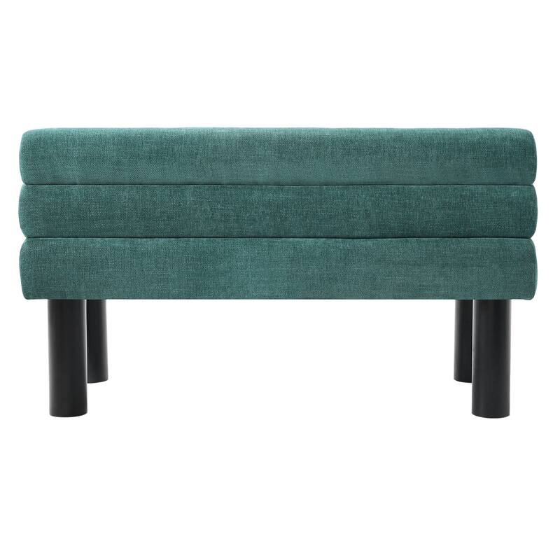 Christopher Knight Home - Modern Upholstered Dining Bench with Padded Seat and Backrest