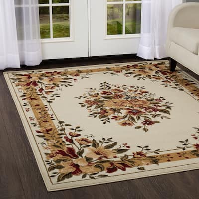 Home Dynamix Optimum Caspian French Country Floral Area Rug