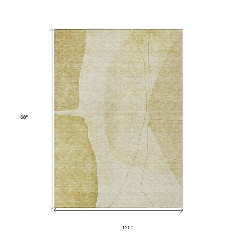 HomeRoots Abstract Transitional Rectangle Outdoor Rug