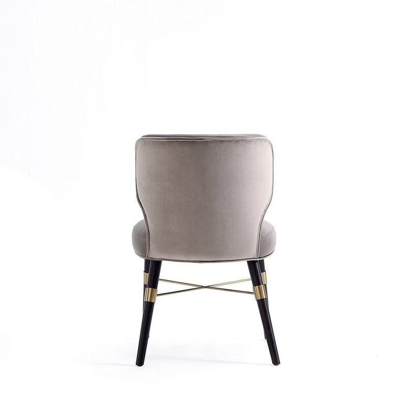 Manhattan Comfort Modern Edra Leatherette Dining Armchair