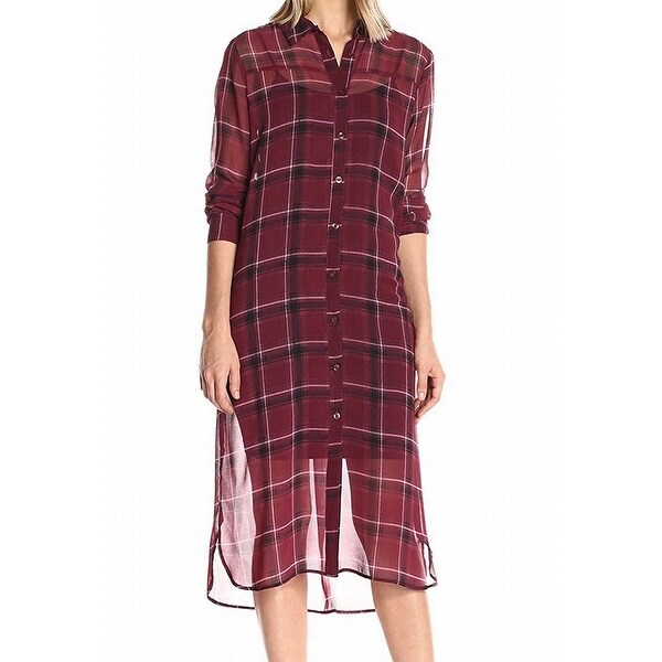 bcbg plaid dress