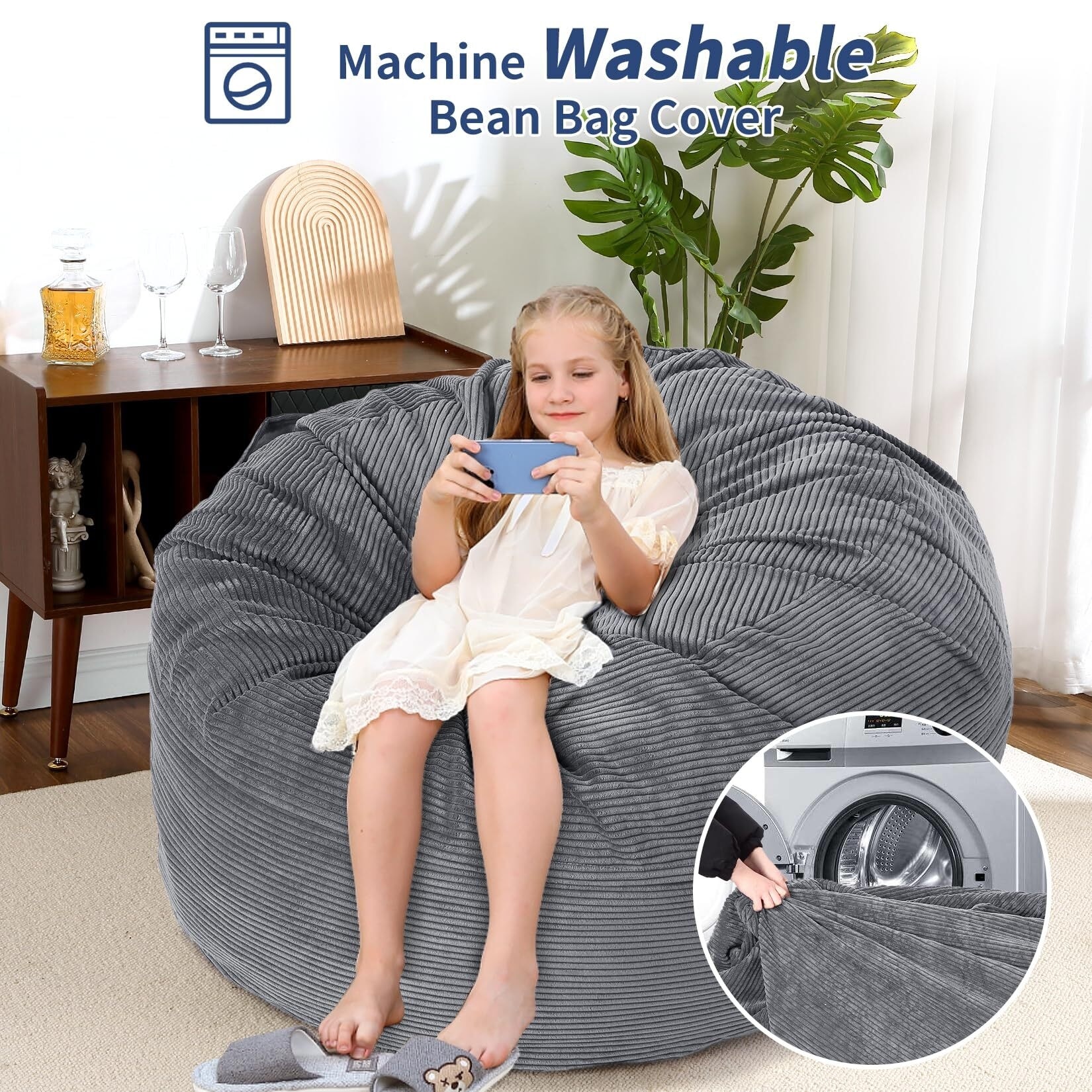 Sofa Large Bean Bag Chair Costco Jumbo Cord Giant Bean Bag Chair