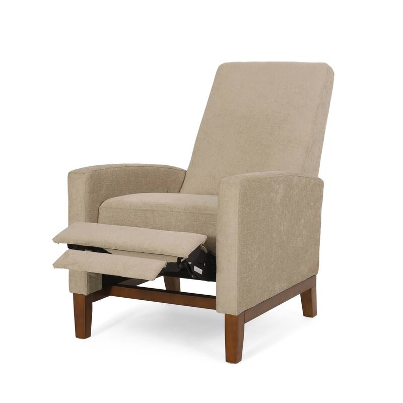 Roomfitters 27'' Wide Wood Hand Manual Club Recliner, Comfortable Lounge Chair for Living Room