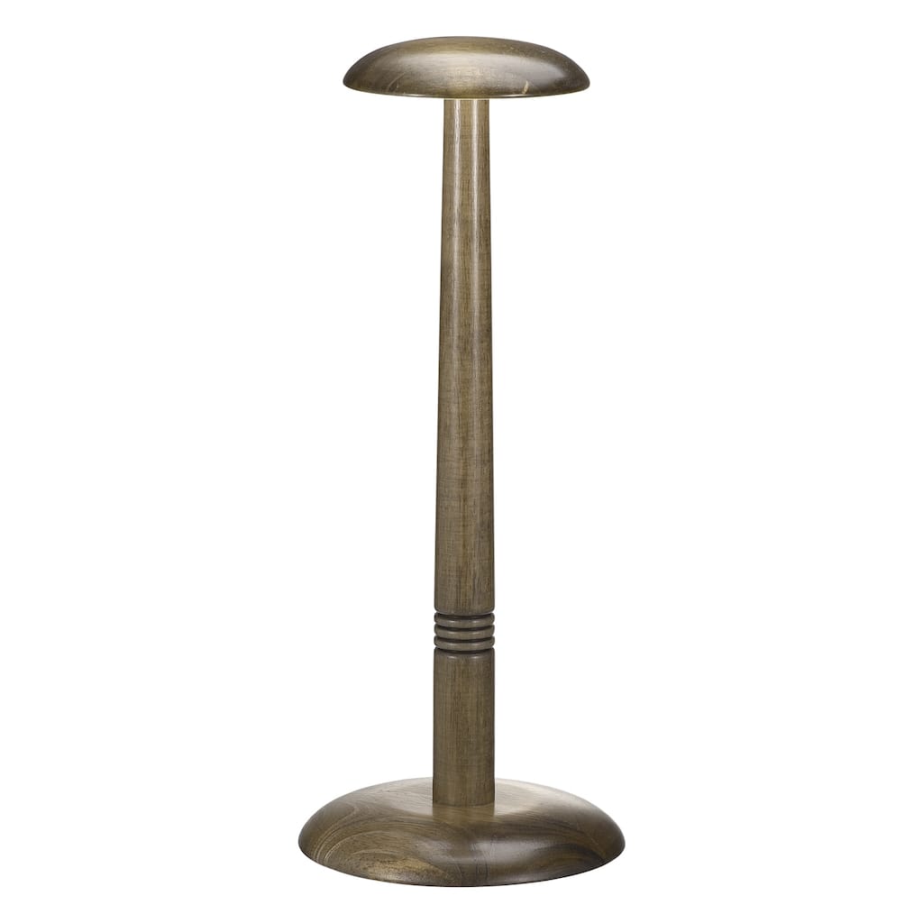 Metal Hat Display Stand and Tabletop Hat Wig Rack 17" Height Coffee