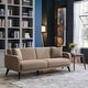 preview thumbnail 15 of 33, Bellona USA Sleeper Sofa-in-a-Box with Storage - 33"x79"x31" Taupe