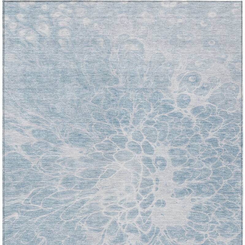 HomeRoots Abstract Transitional Rectangle Outdoor Rug