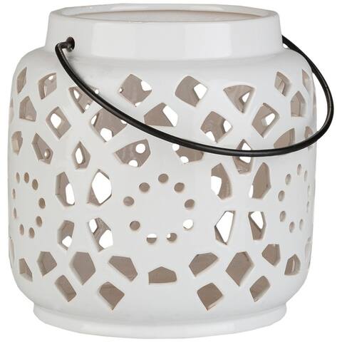 Artistic Weavers Pamela Ceramic Small Size Decorative Lantern
