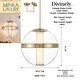 preview thumbnail 5 of 6, Minka Lavery 3886-L Divinely 21" Wide LED Crystal Pendant