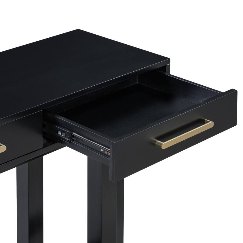 Elegant Console Table with Three Drawers