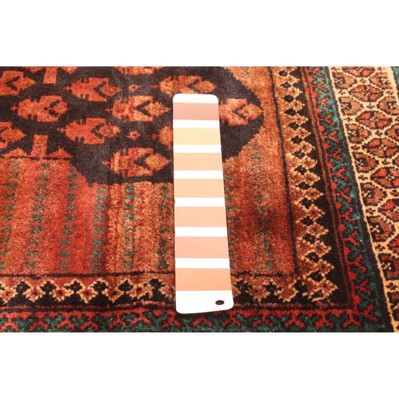 ECARPETGALLERY Hand-knotted Teimani Copper Wool Rug - 3'1 x 5'11