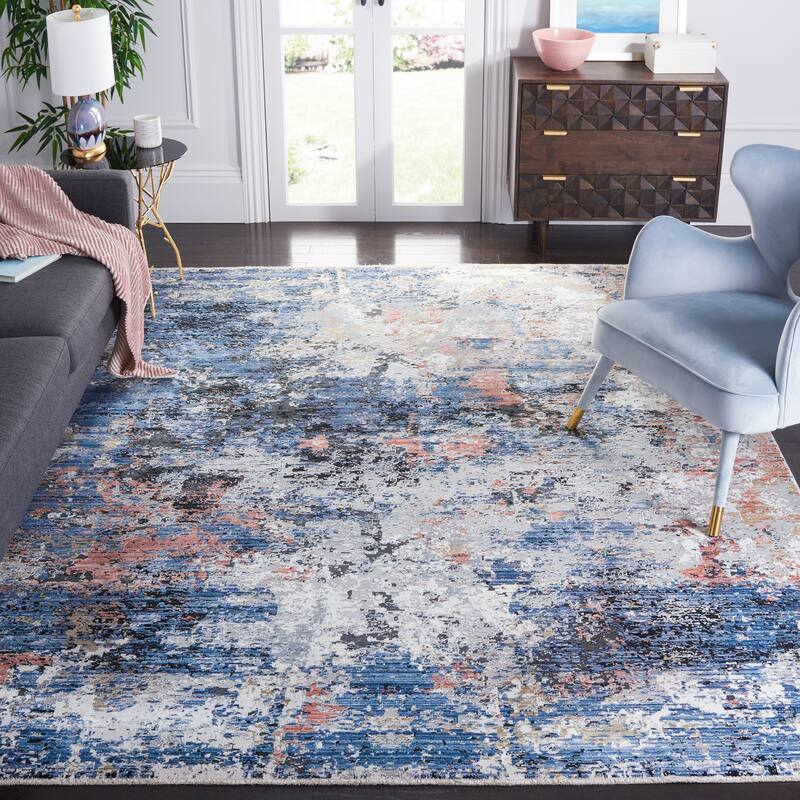 SAFAVIEH Signature Clemie Modern Abstract Viscose Rug