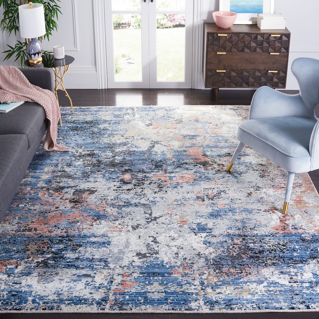 SAFAVIEH Signature Clemie Modern Abstract Viscose Rug