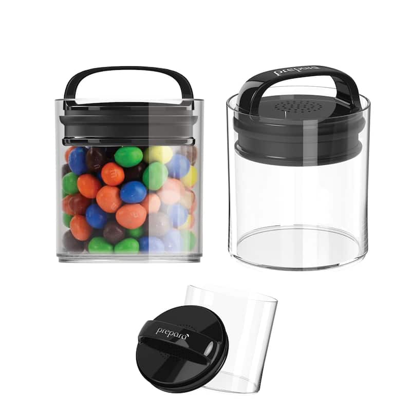 Prepara Set of 2 Evak Fresh Saver Airtight Containers - Small (4.06" × 3.78")