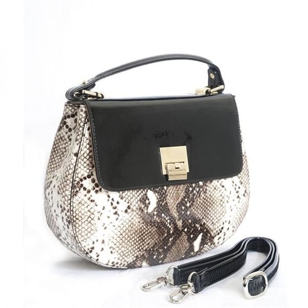Bravo Handbags Bv5 7924 Lara Snake Print Leather Handbag Free Bravo Handbags Bv5 7924 Lara Snake Print Leather Handbag
