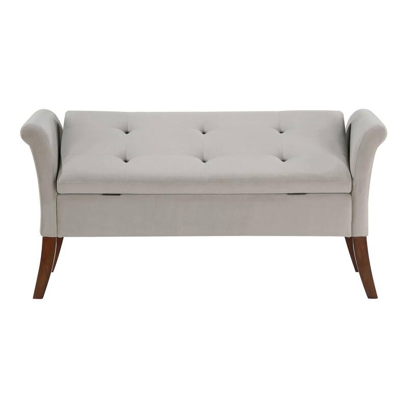 Morro Flared Arms Upholestered Bench