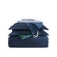 preview thumbnail 3 of 7, Nautica Solid Reversible Navy Multi-Piece Bed Set