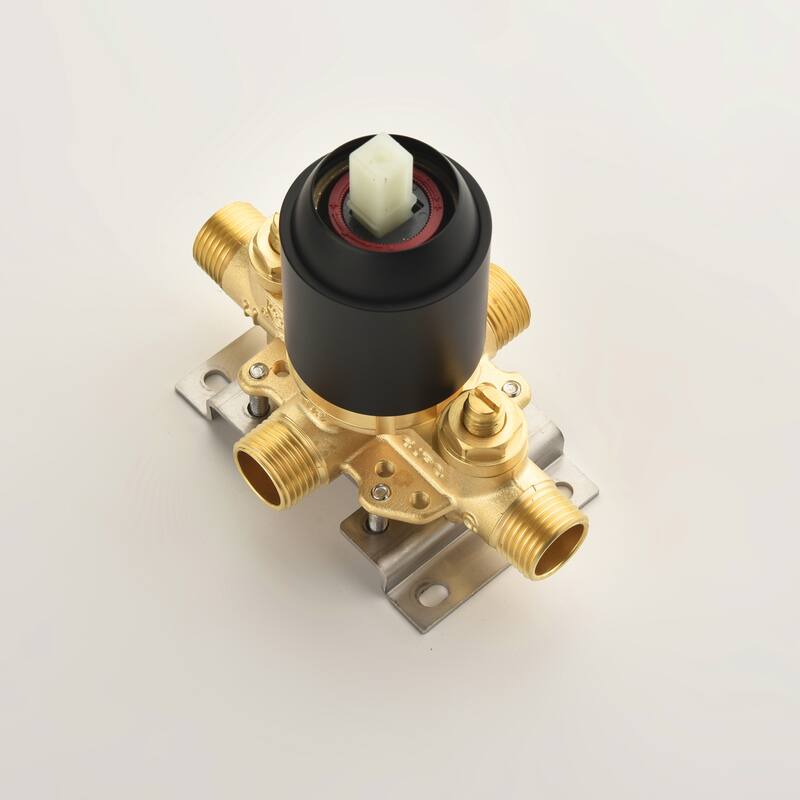 Wall-Mounted Tub and Shower Faucet Set with 3-Function Handheld Shower And Adjustable Slide Bar