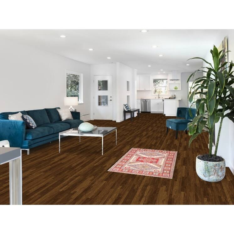 Ivory & Red Geometric Kazak Oriental Accent Rug Handmade Wool Carpet - 2'7" x 4'1"